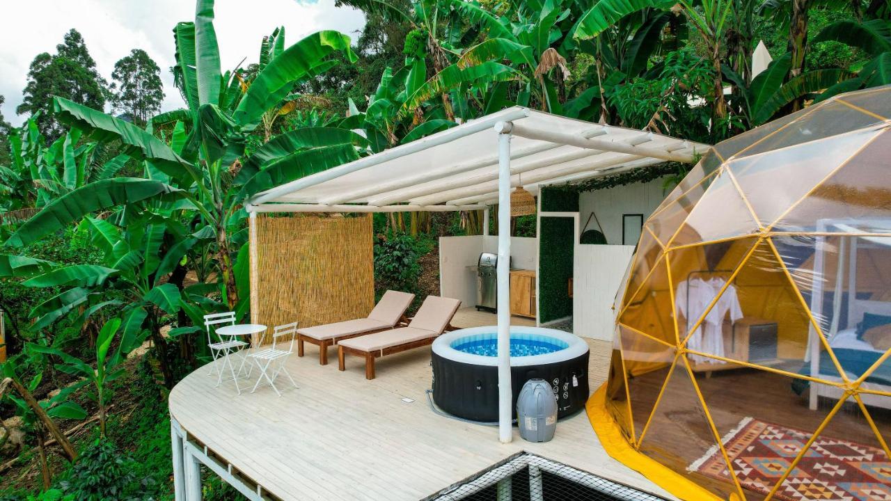 מלון סן פרנסיסקו Bajo El Cielo Glamping San Francisco מראה חיצוני תמונה